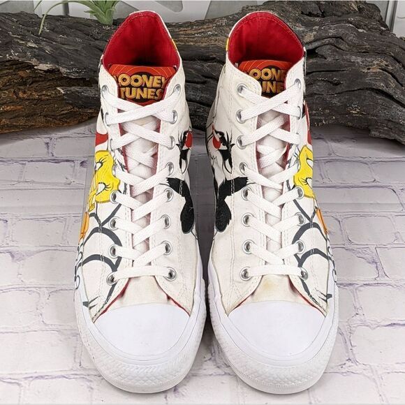 Converse Looney Tunes x Chuck Taylor All Star Hi 'Sylvester & Tweety' Sneakers - Picture 4 of 13